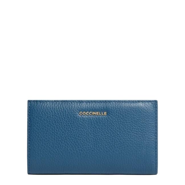 Coccinelle Portafoglio Metallic Soft Deep Blue - 1