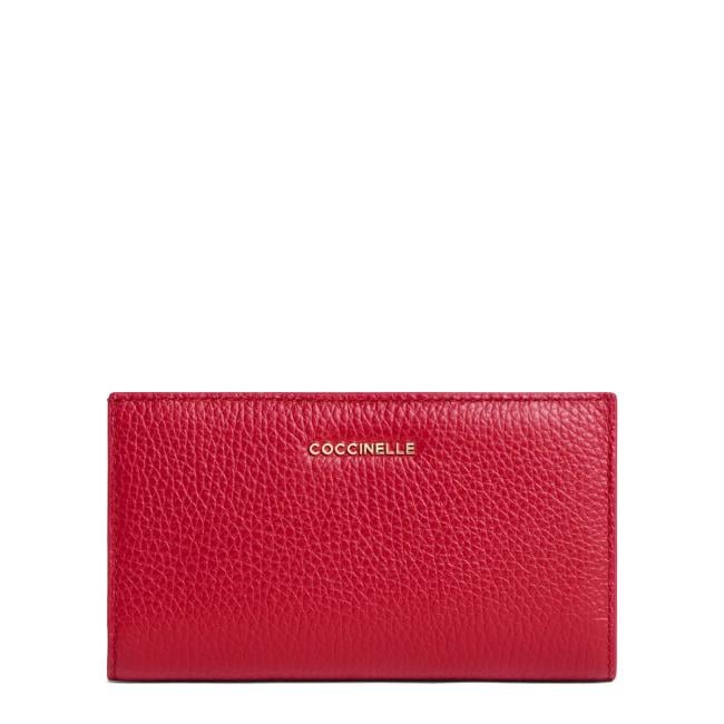Coccinelle Portafoglio Metallic Soft Scarlet - 1
