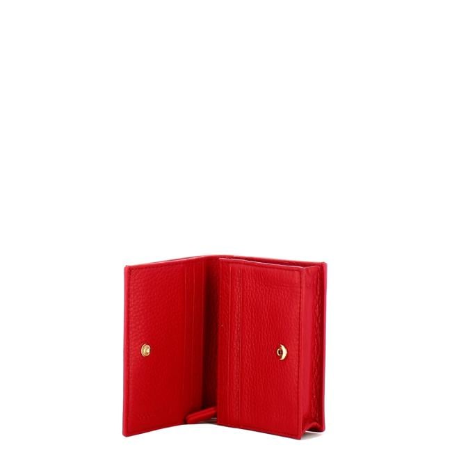 Coccinelle Portafoglio Piccolo Metallic Soft Scarlet - 3