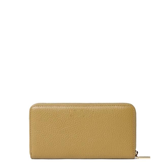 Coccinelle Portafoglio Metallic Soft Zip Around Seagrass - 2
