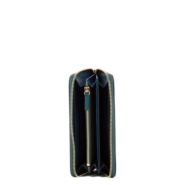 Coccinelle Portafoglio Metallic Soft Zip Around Deep Blue - 3