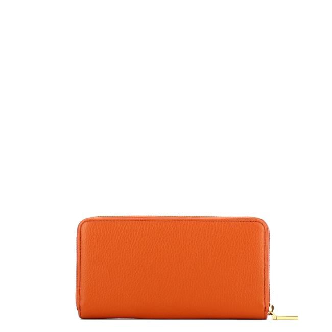 Coccinelle Portafoglio Metallic Soft Zip Around Crab - 2