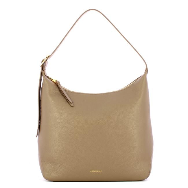 Coccinelle Hobo bag Cherry Warm Taupe - 1