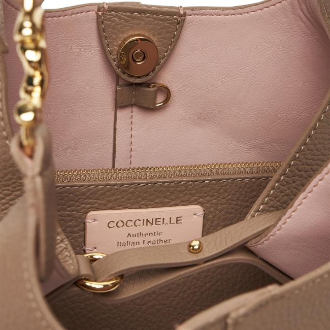 Coccinelle Borsa a spalla C-Easy Warm Taupe - 5