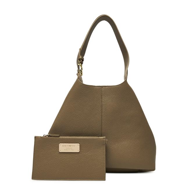 Coccinelle Borsa a spalla C-Easy Warm Taupe - 6