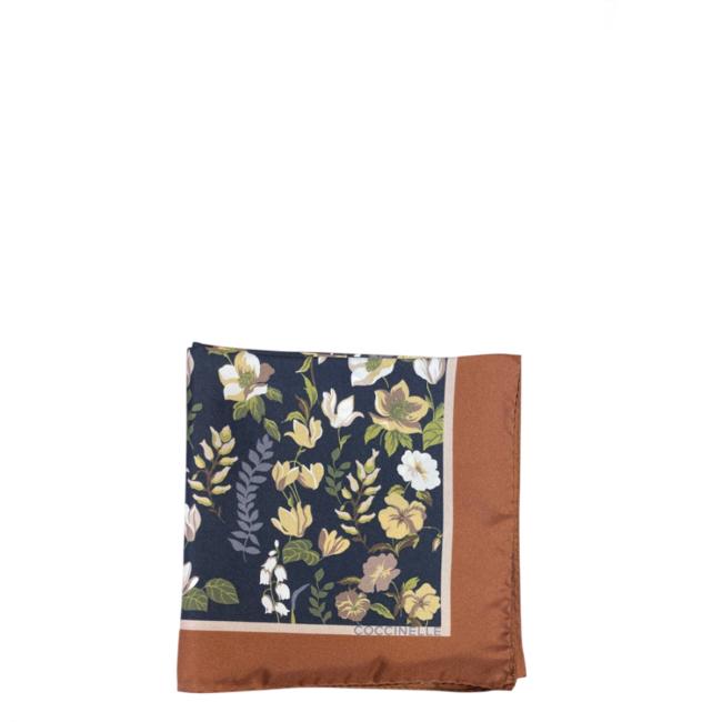 Coccinelle Foulard 90x90 Floral Tapestry Multi Midnight Blue - 2