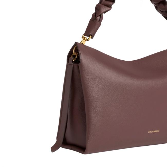 Coccinelle Sottospalla Boheme Medium Noir Cognac - 5