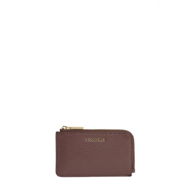 Coccinelle Porta carte Metallic soft Berry - 1