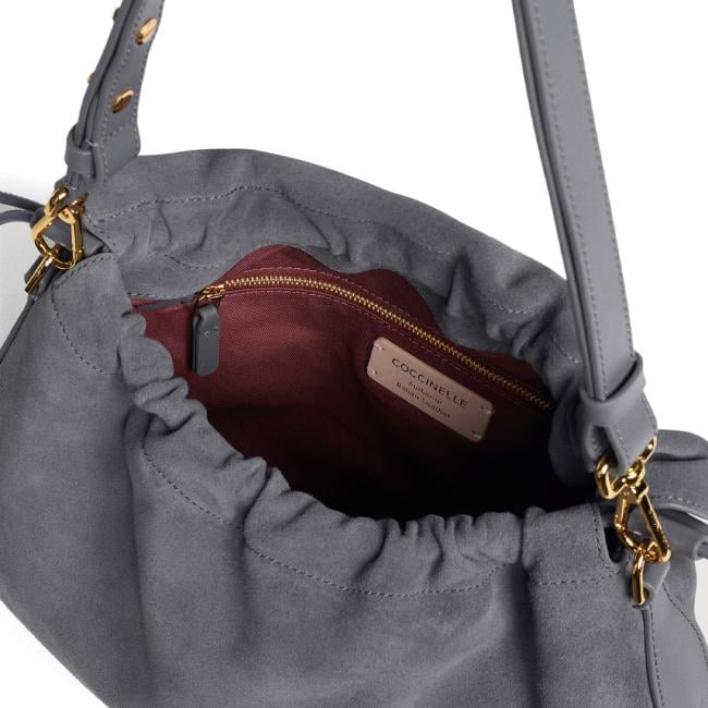 Coccinelle Borsa a spalla Lidia Suede Small Stove - 4