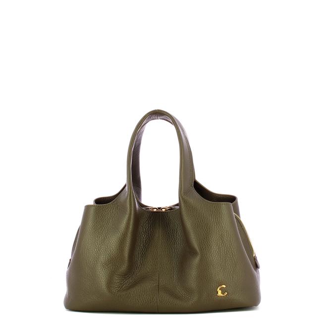 Coccinelle Borsa a mano Nell Medium Fango - 1