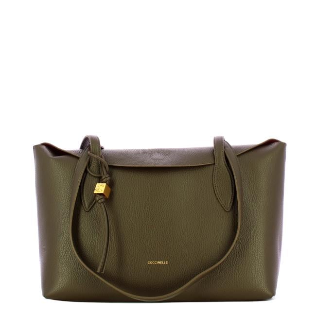 Coccinelle Borsa a spalla Thess Fango - 1