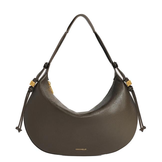Coccinelle Hobo Bag Thess Medium Fango - 1