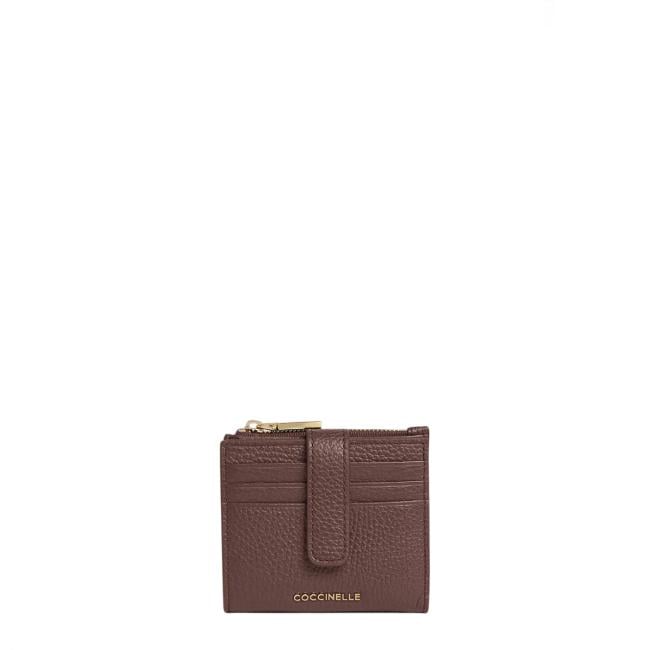 Coccinelle Porta Tessere Metallic Soft Small Berry - 1