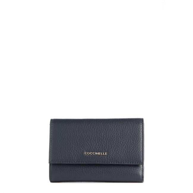 Coccinelle Portafoglio Medio Metallic Soft Midnight Blue - 1