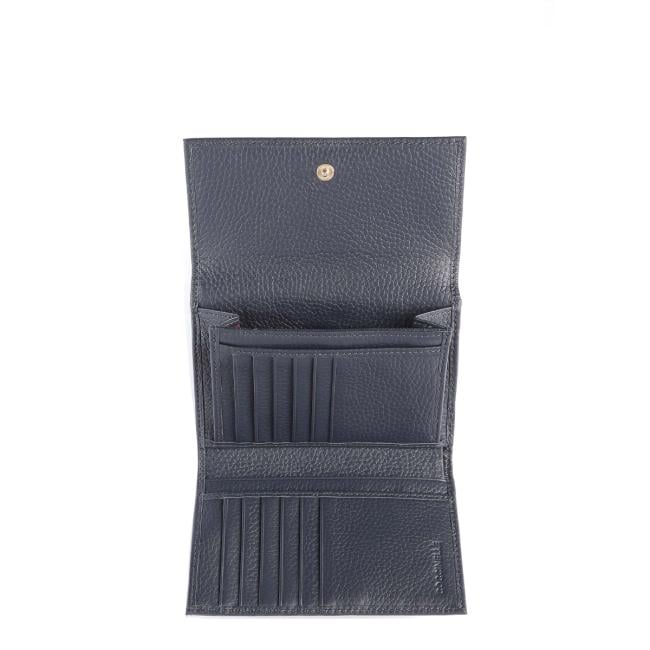 Coccinelle Portafoglio Medio Metallic Soft Midnight Blue - 4