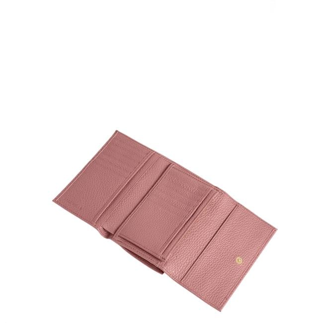 Coccinelle Portafoglio Medio Metallic Soft Winter Rose - 2