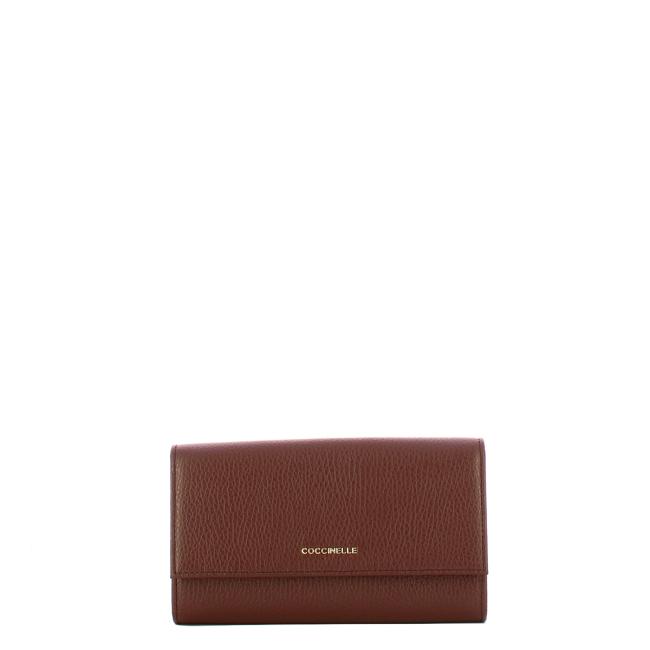 Coccinelle Portafoglio Metallic Soft Berry - 1