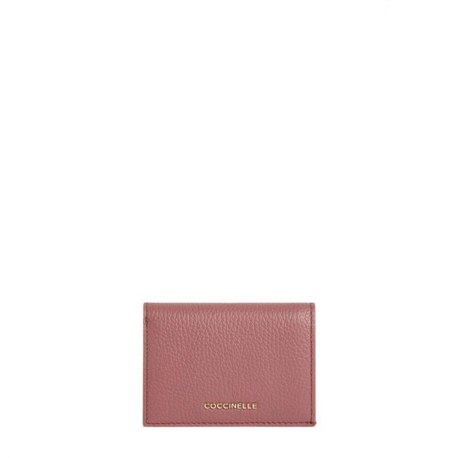 Coccinelle Portafoglio Metallic Soft Small Winter Rose - 1
