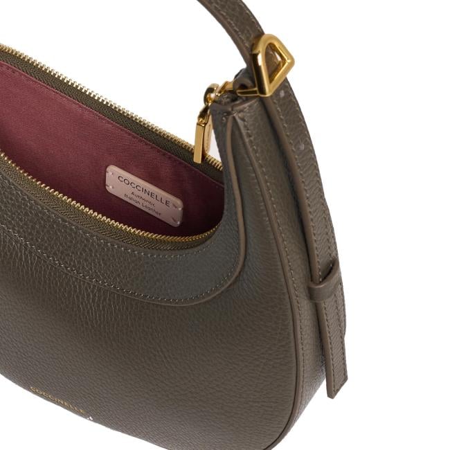 Coccinelle Hobo Bag Whisper Fango - 4