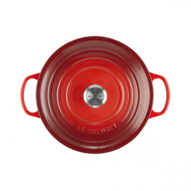 Le Creuset Cocotte Rotonda Evolution 24 cm Ciliegia - 4