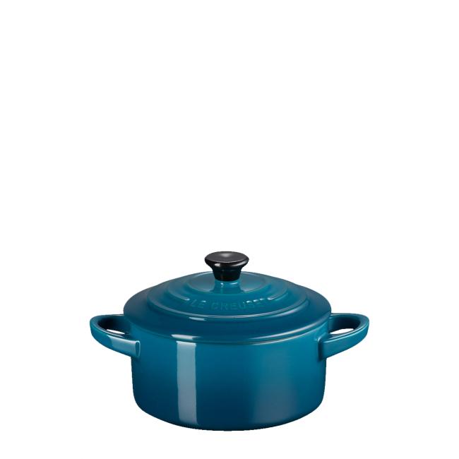 Le Creuset Mini Coccotte Rotonda 10 cm Deep Teal - 1