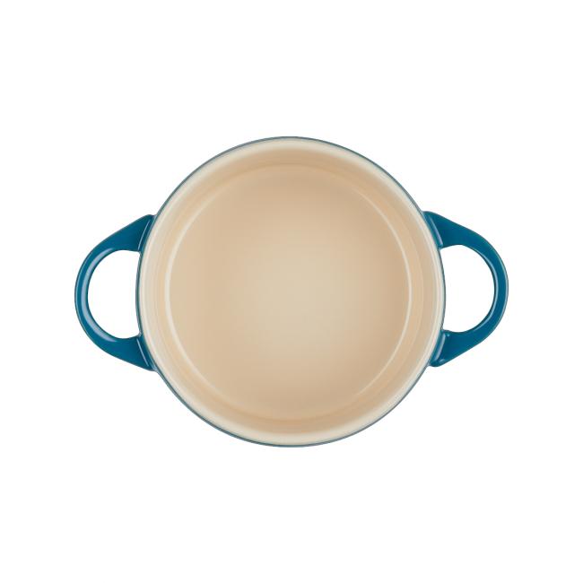 Le Creuset Mini Coccotte Rotonda 10 cm Deep Teal - 5