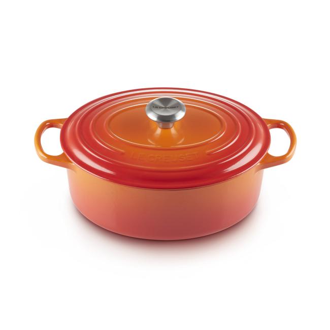 Le Creuset Cocotte Ovale 29 cm Arancio - 2