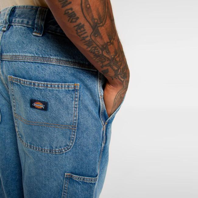 Dickies Jeans Madison Baggy Fit Denim Rinsed Fade - 7