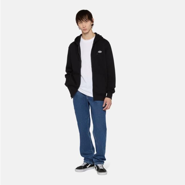Dickies Felpa con Cappuccio e zip Summerdale Black - 5
