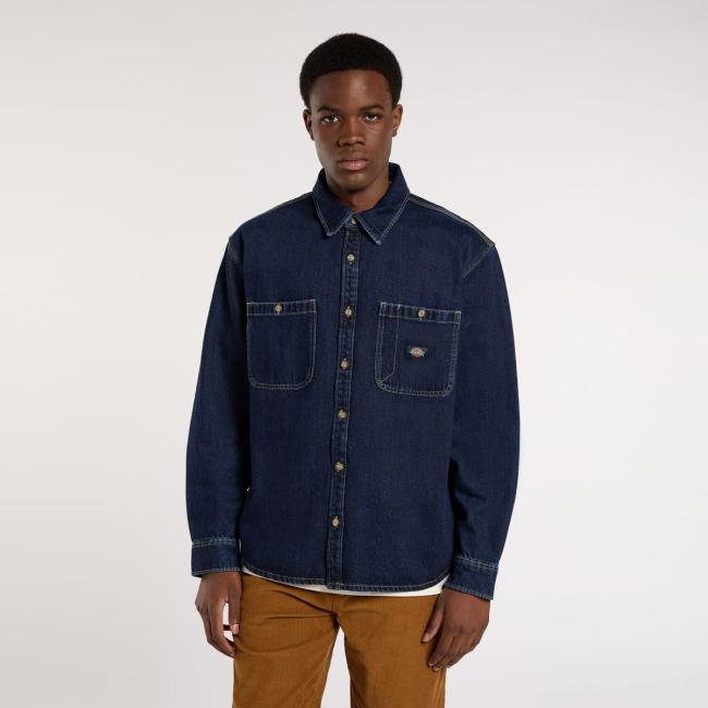 Dickies Camicia in jeans Mechanic Dark Indigo - 3