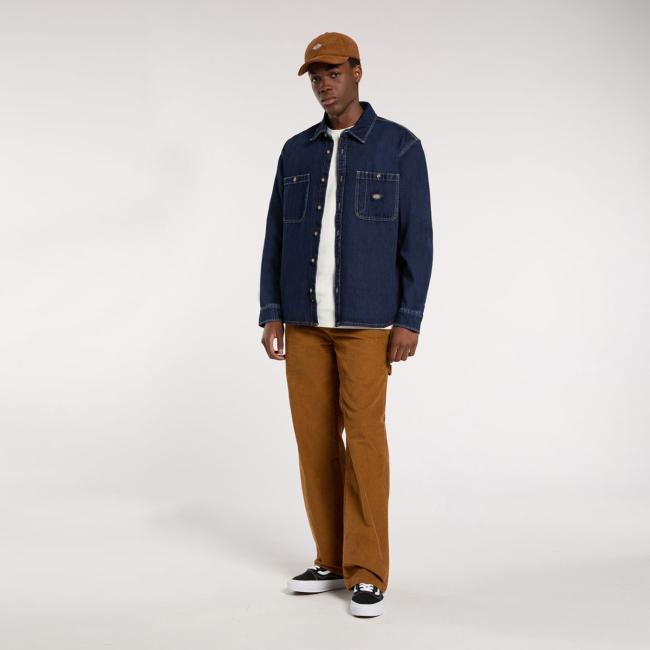 Dickies Camicia in jeans Mechanic Dark Indigo - 5