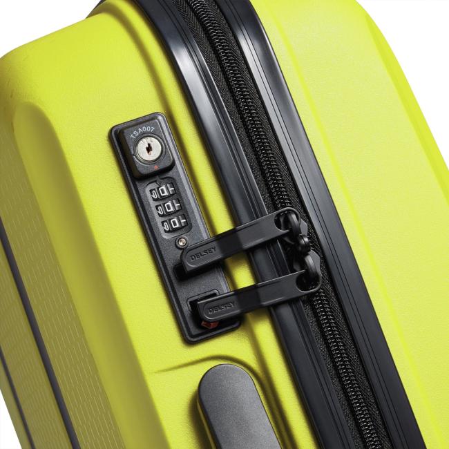 Delsey Trolley Medio Espandibile Belmont + 71 cm Verde Chartreuse - 4