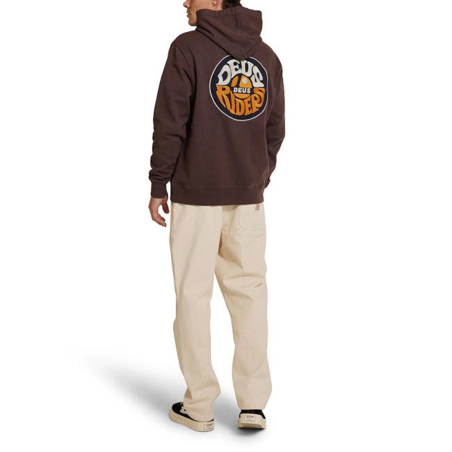 Deus Ex Machina Felpa Riders Friend Choc Brown - 2