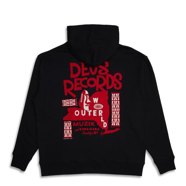 Deus Ex Machina Felpa Outerworld Black - 2