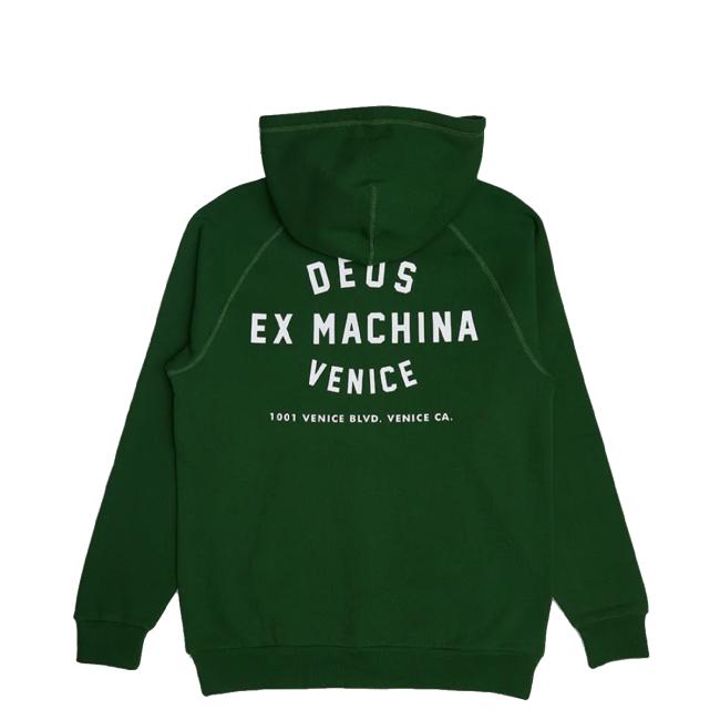 Deus Ex Machina Felpa Venice Address Hillside Green - 4