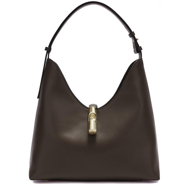 Furla Borsa a spalla Goccia M Cioccolato - 1