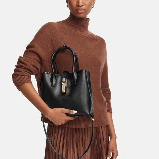 Furla Tote Goccia S Nero - 2