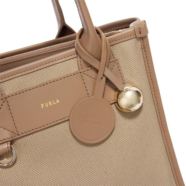 Furla Borsa a mano Divide It S Natural Toffee - 3