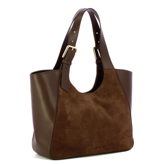 Furla Borsa a spalla Dora M Toni Cioccolato - 2