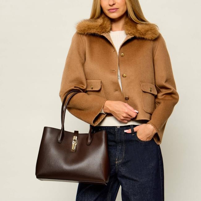 Furla Tote Goccia M Espresso - 2