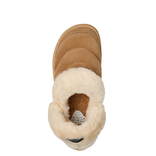 Flower Mountain Sneakers Fami Slipper Suede Shearling Brown - 3