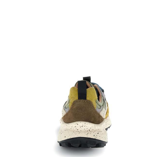 Flower Mountain Sneakers Uomo Yamano 3 Suede/Nylon Brown Military Cognac - 2
