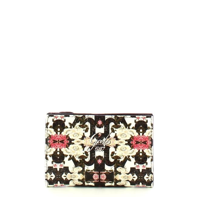Gabs Portafoglio Gmoney14 Trip Bull Black Fiori Optical - 1