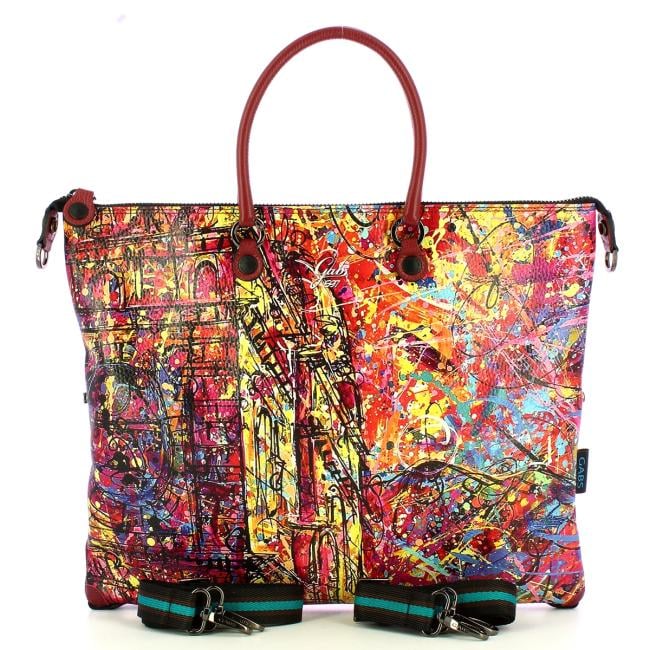 Gabs Borsa G3 Plus L Trip Pelle Bull Black Street Art - 4