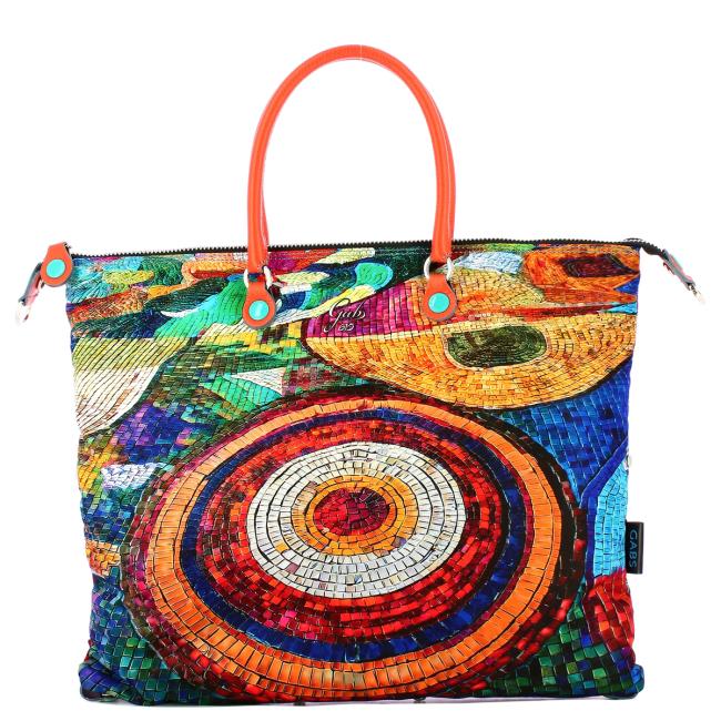 Gabs Borsa G3 L Vela stampata in tessuto Mosaico - 1