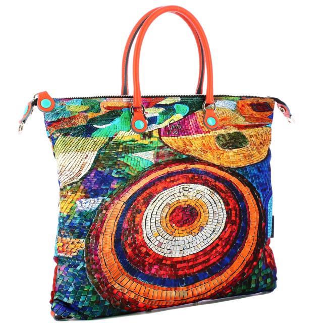 Gabs Borsa G3 L Vela stampata in tessuto Mosaico - 2