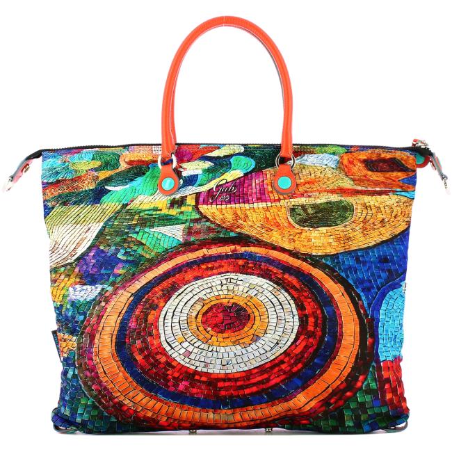 Gabs Borsa G3 L Vela stampata in tessuto Mosaico - 3