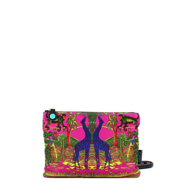 Gabs Pochette Beyonce M Vela stampata Jungle in tessuto Toni Namibia - 1