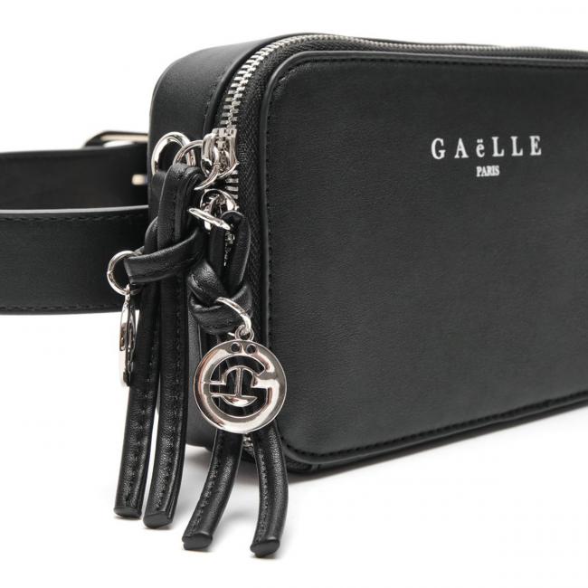 Borsa A Tracolla Gaëlle Paris Regular Camera Bag | Nero | 24x16x7,5 Cm | Poliuretano Durevole | Tracolla Regolabile E Catena Decorativa