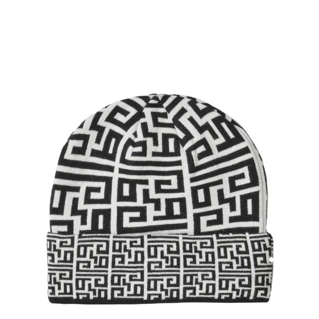 Gaëlle Cuffia Jacquard Monogram Nero Offwhite - 1